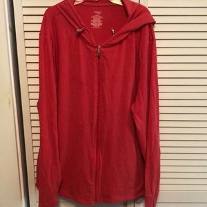 Lightweight pink hoodie